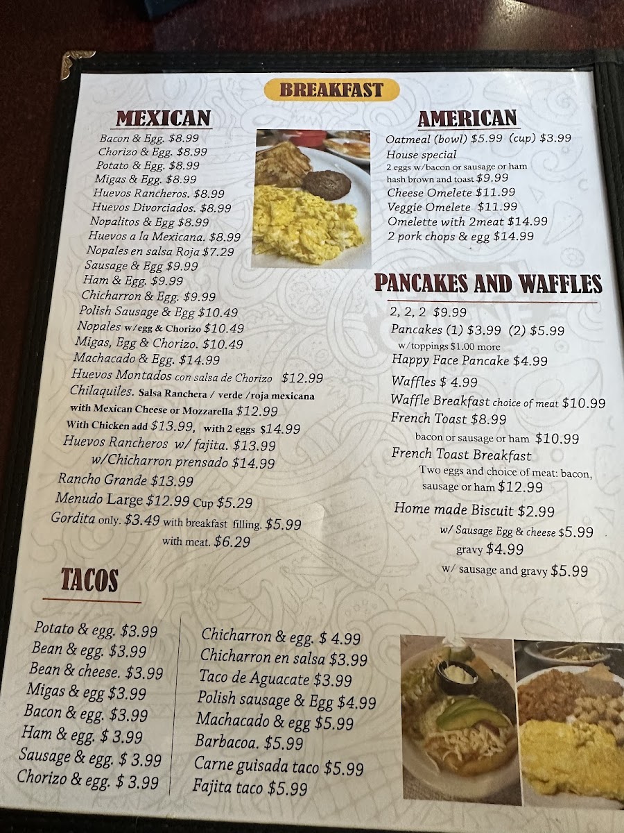 Menu Zamoras' Restaurant-2